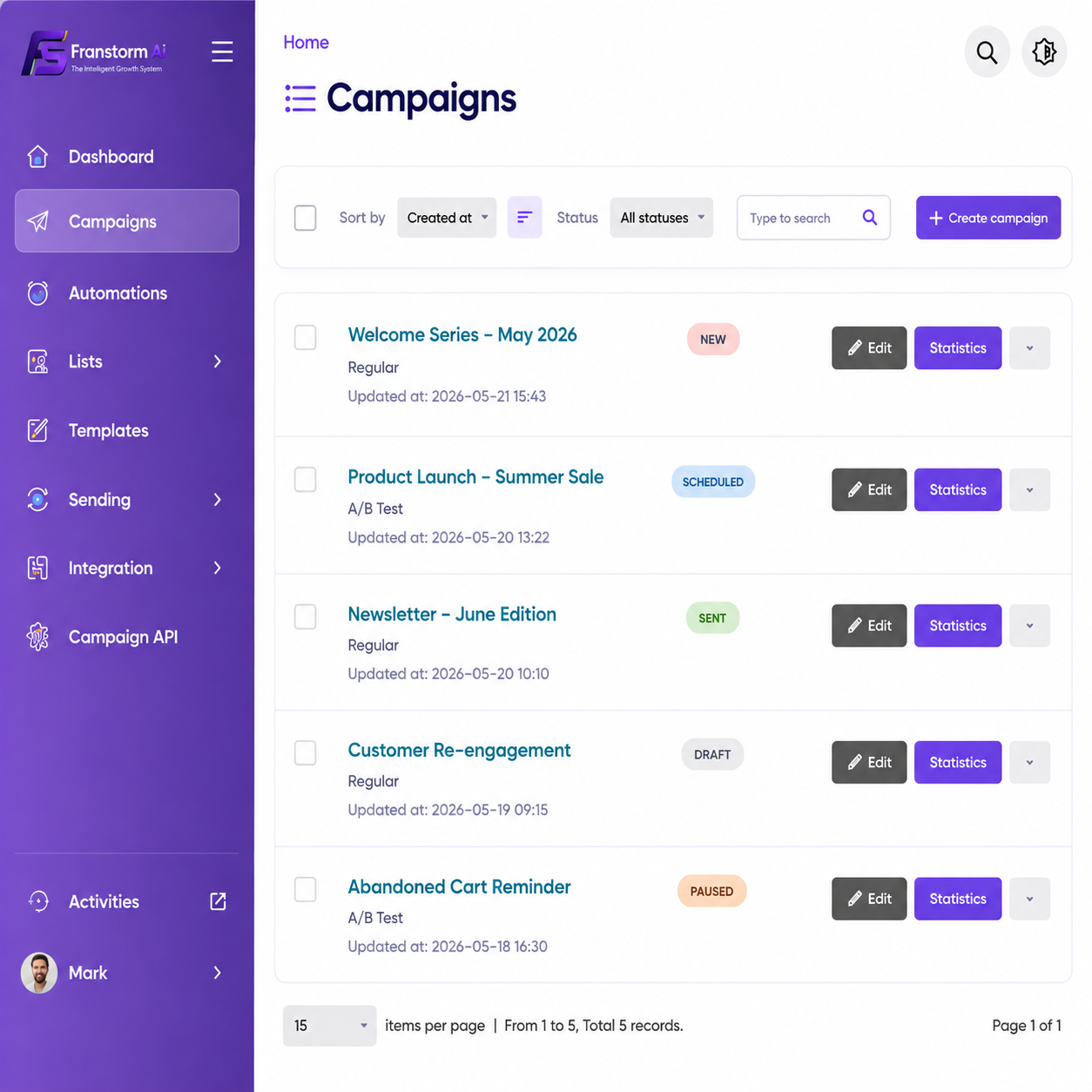 Email campaigns